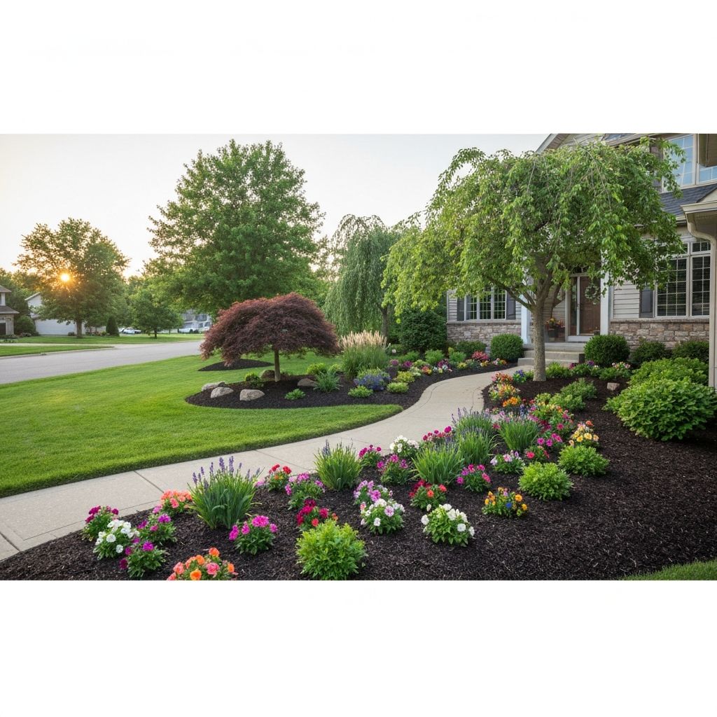 Front yard landscape design